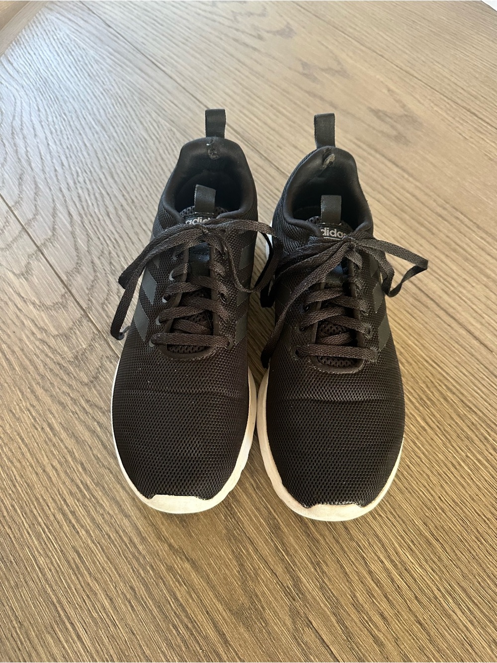 Adidas Cloudfoam Black White Sneakers Women’s Size 8
